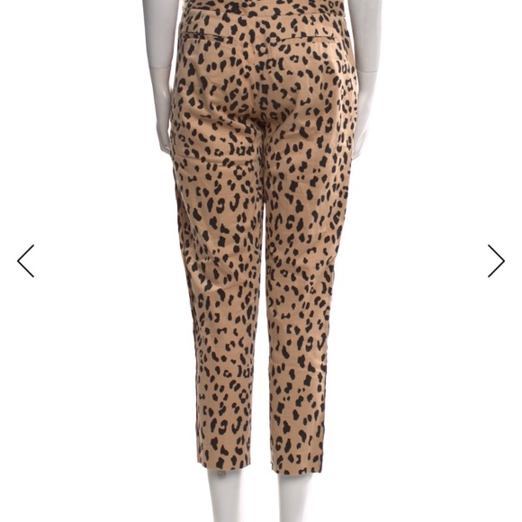 Tibi Cheetah Print Crop Pants - Picture 4 of 4
